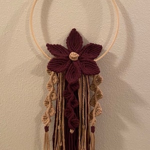 Handmade Macrame Flower Wreath