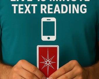 Lectura de texto psíquico en vivo de 15 minutos: Tarot a la misma hora