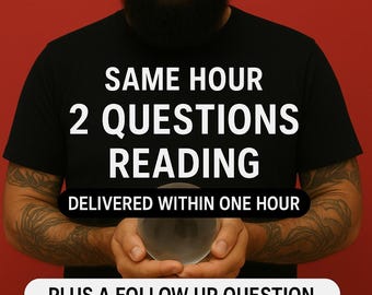 Lectura de tarot psíquica a la misma hora: dos preguntas más seguimiento