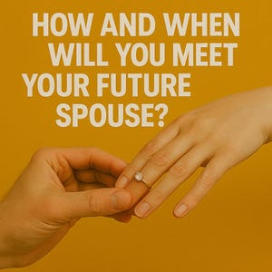 Como e quando você conhecerá seu futuro marido ou esposa? Leitura psíquica em até 1 hora.