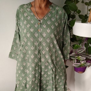 cotton tunic,tunic, resort wear, loungewear,beachwear,swim cover up,summer dress,boho tunic, maternity dress,mkm postpartum gift,boho dress