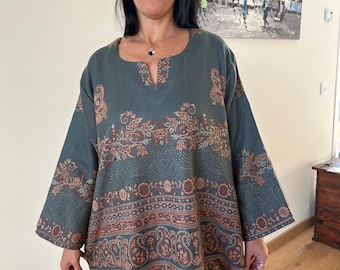 Yak wool tunic,gifts for her, wool tunic
