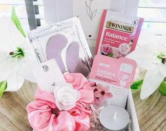 Ladies gift box, mini pamper hamper for her, ladies birthday gift, thank you gift, personalised ladies gift, ladies letterbox gifts
