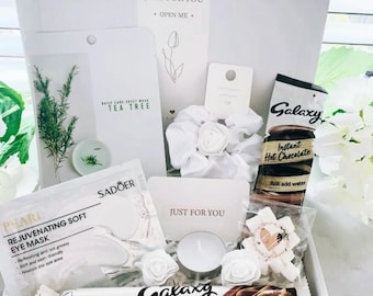Ladies gift box, Pamper hamper for her, Ladies birthday gift, Spa gift, Personalised ladies gift letterbox gifts, gifts for her