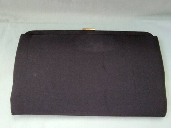 Black 1950's Admiral Clutch - image 4