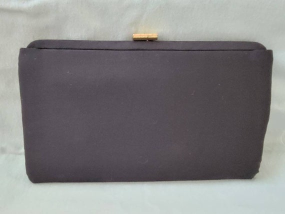 Black 1950's Admiral Clutch - image 8