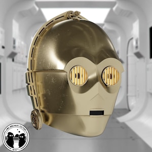 Casque C3PO STL