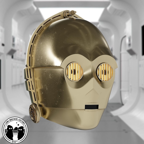 C-3POヘルメットの3Dプリント用モデル - Etsy 日本