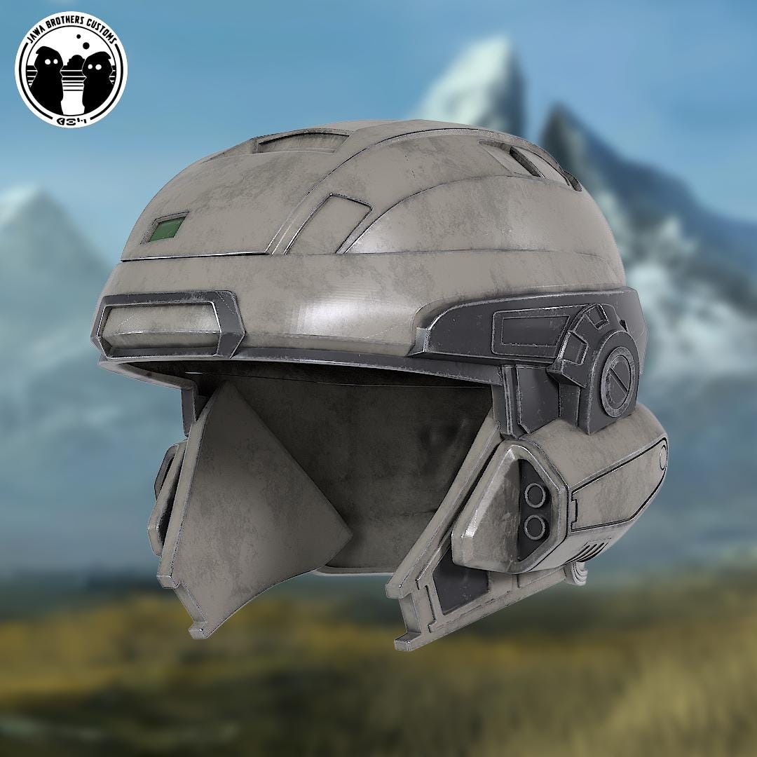 Wearable Halo Marine Helmet