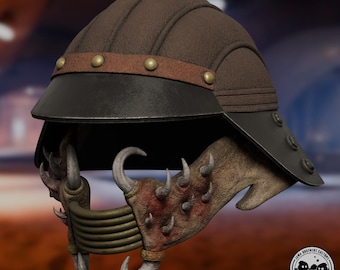 Lando's Skiff Guard Helmet STL