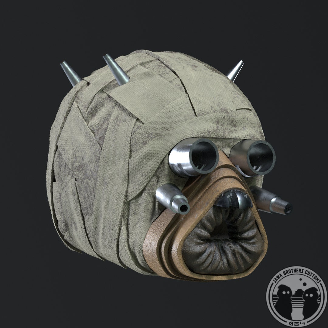 Tusken Raider Helmet Model - Etsy