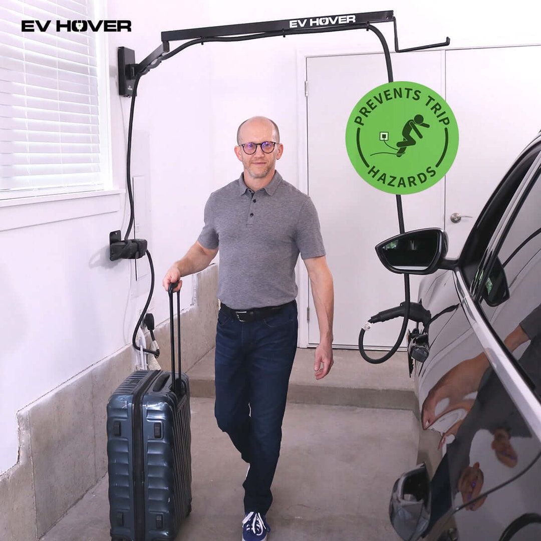 EV Hover Electric Vehicle Cable Management System up to 9 1/2 Ft With