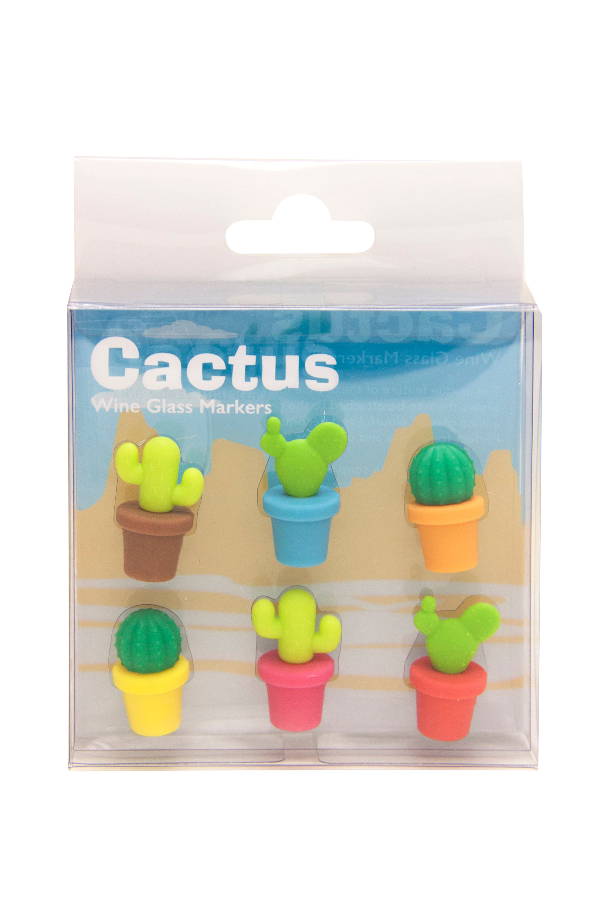 Cactus Wine Charm • Drink Market • Gift • Wine Glass • Wine Marker • Drink Charm • Holiday Gift for Her or Him