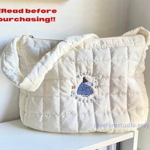 Bolsa puffer fofa para cachorro