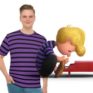 T-shirt allentata dei Peanuts Schroeder