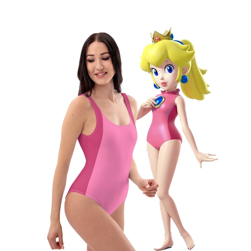 Rolling Tides Playsuit Peach