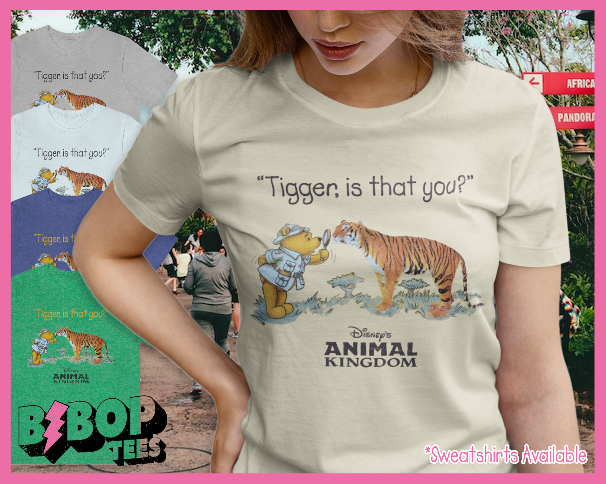 Animal Kingdom Vintage Style Tigger is That You Pooh WDW Parks Unisex Tee -  Etsy