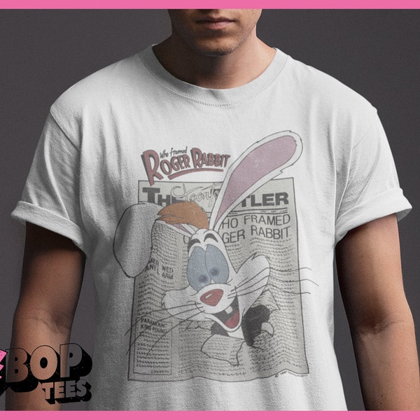 Who Framed Roger Rabbit Vintage Style 1987 Unisex Tee