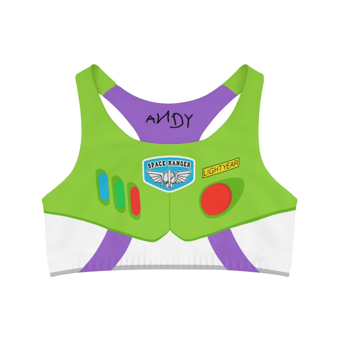 Buzz Lightyear Running Excercise Jogging Sports Bra Etsy