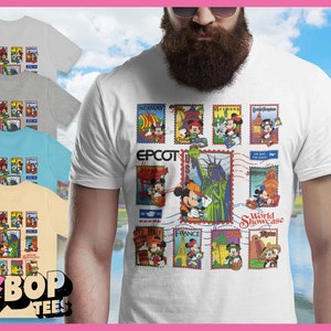 Epcot World Showcase Countries Vintage Style WDW Epcot Unisex Tee