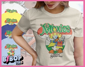Vintage Style Epcot World Showcase Mexico Shirt Donald Around the World Vintage 80's Unisex T-Shirt