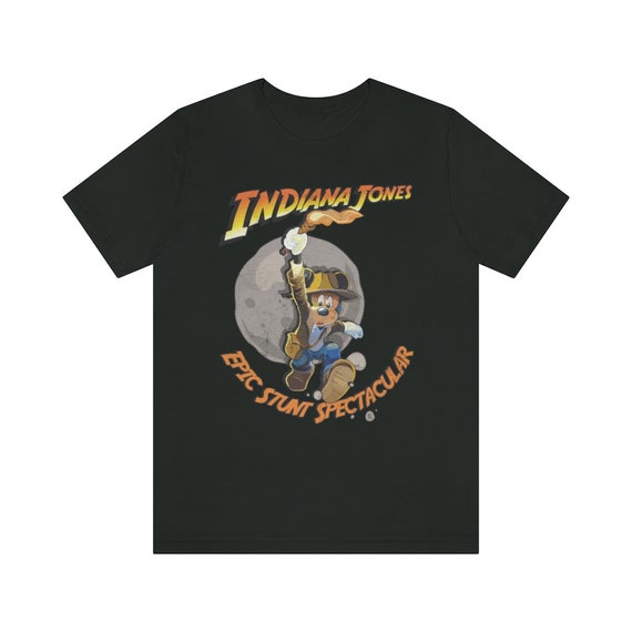 Indiana Jones Epic Stunt Spectacular 1989 Vintage Style Unisex T 