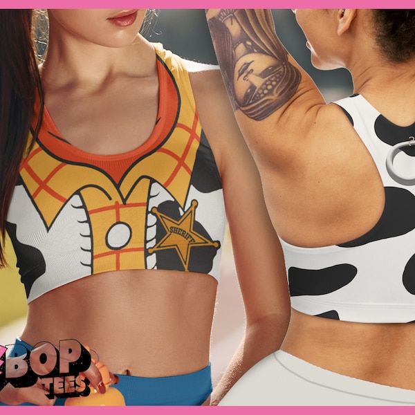 Woody Toy Story Marathon Running Sports Bra