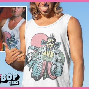 Big Trouble in Little China Jack Burton Fu Manchu 80's Unisex Tank