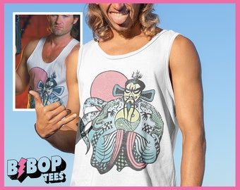Big Trouble in Little China Jack Burton Fu Manchu 80&#39;s Unisex Tank