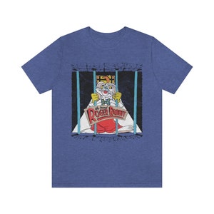 Roger Rabbit Shirt Vintage Style 1987 Unisex Tee Heather True Royal
