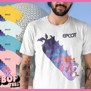 80&#39;s Figment Shirt Vintage Style Epcot WDW Unisex Tee
