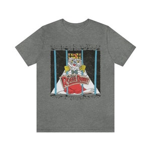 Roger Rabbit Shirt Vintage Style 1987 Unisex Tee Deep Heather