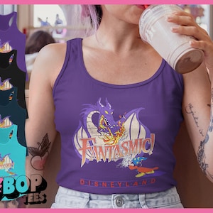 Fantasmic Disneyland Throwback Racerback Tank