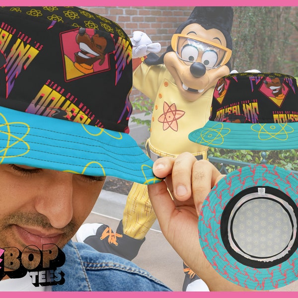 Powerline Hat Stand Out Tour 95 Vintage Style Goofy Movie Bucket Hat