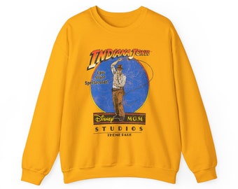 Indiana Jones Stunt Spectacular Vintage Style MGM Studios Hollywood Studios Sweatshirt