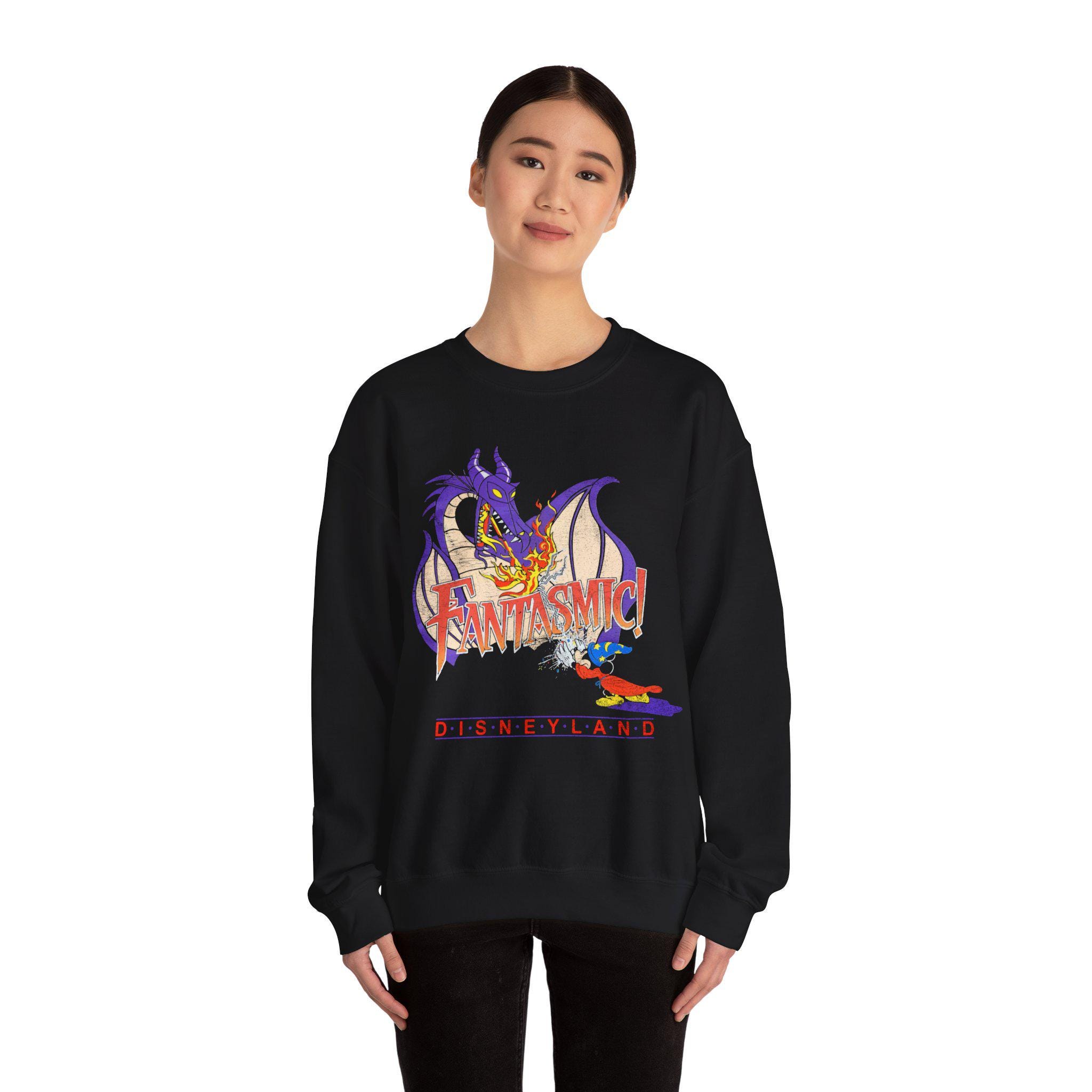 Fantasmic Disneyland Retro Throwback Sweatshirt - Etsy