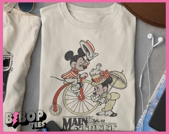 Main Street USA Walt Disney Vintage Style 40s Unisex T-Shirt