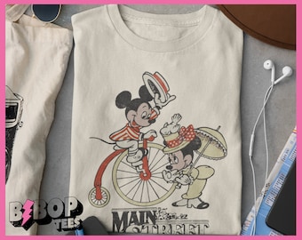 Main Street USA Walt Disney Vintage Style 40s Unisex T-Shirt