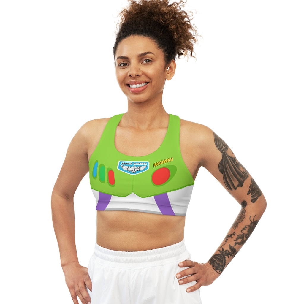 Discover Toy Story Buzz Lightyear Disney Sports Bra, Gift For Her