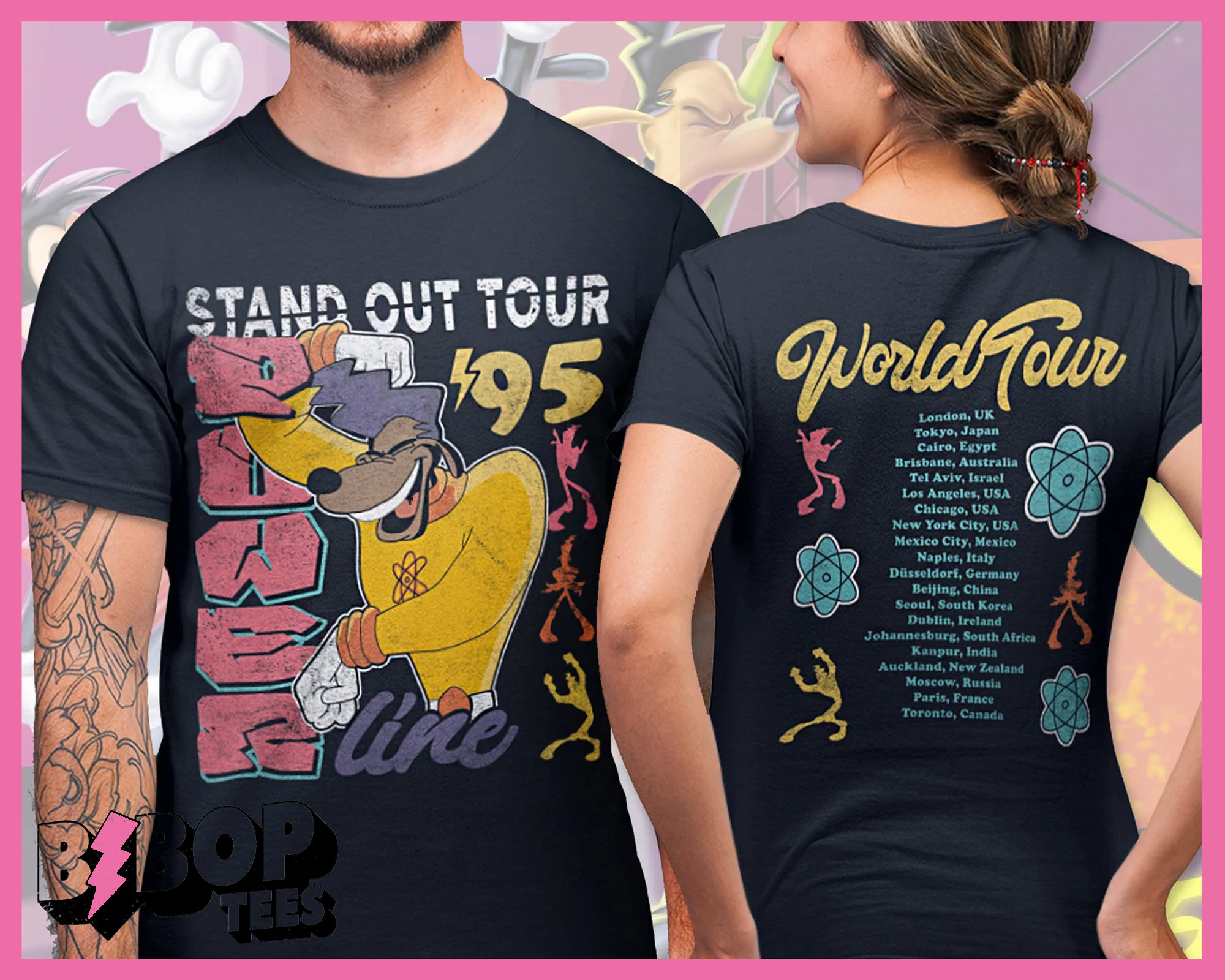 Powerline Shirts World Tour T-Shirt Powerline Shirts World Tour T-Shirt