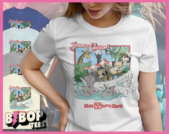 Jungle Cruise Vintage Style Mickey Donald Disney Family Trip 2023 Unisex Tee