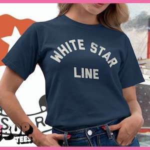 Titanic White Star Line Shirt, 1912 White Star Line Crew Unisex T-Shirt