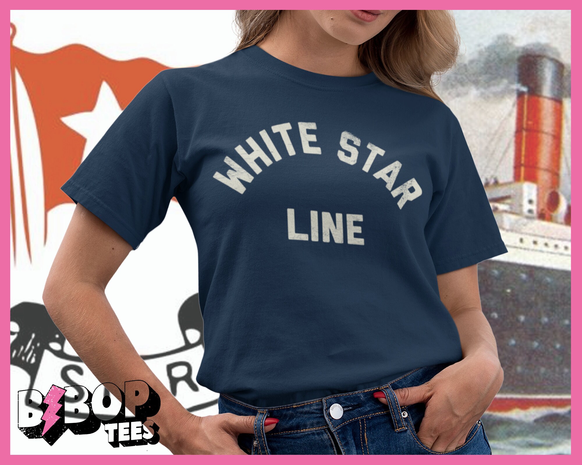 white star line t shirt