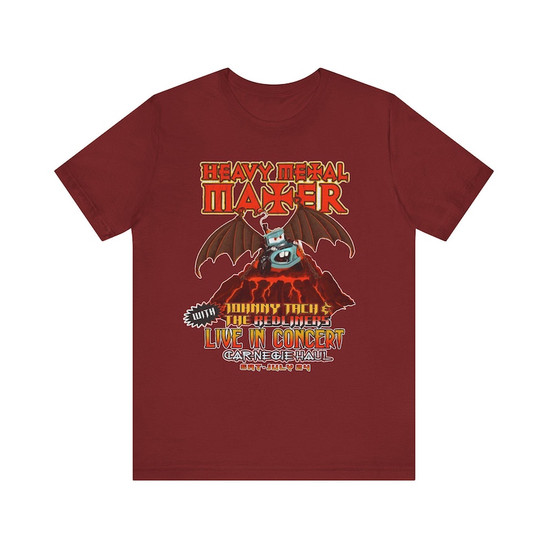 Camiseta de Mater de Cars Toon, Cuentos de Mater de Cars Land, Camiseta unisex imagen 5