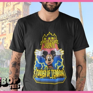Tower of Terror 90&#39;s Style Vintage Retro Unisex Tee