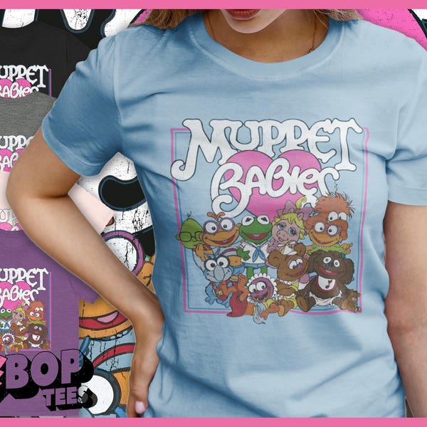 Muppet Babies Retro Vintage 1981 Style Unisex Tee