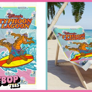Typhoon Lagoon 1980&#39;s 90&#39;s WDW Summer Vintage Style Beach Towel