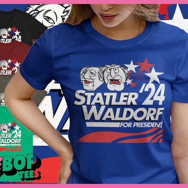 Statler Waldorf President 24 Muppets Unisex Tee