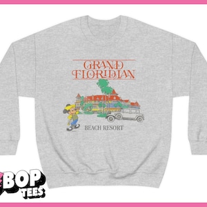 Grand Floridian Vintage Style 80's Disney Resort Unisex Sweatshirt