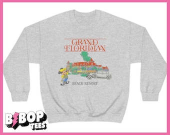 Grand Floridian Vintage Style 80's Disney Resort Unisex Sweatshirt